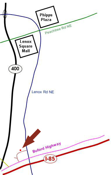 lenox mall map